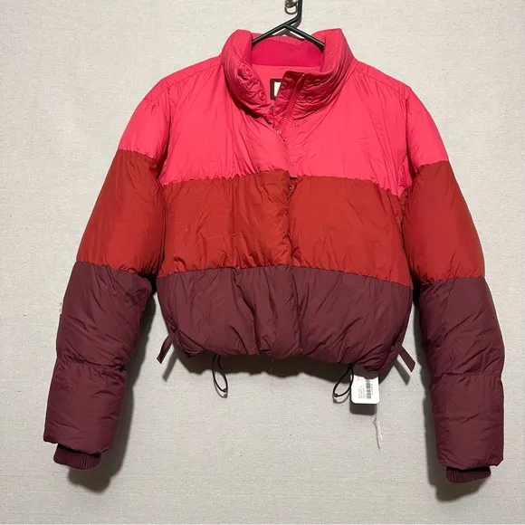RTR Marine Layer Cropped Puffer Jacket - size XS