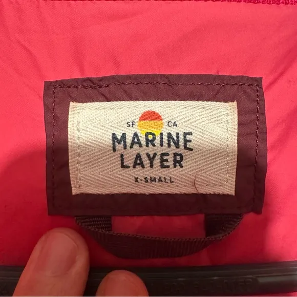 RTR Marine Layer Cropped Puffer Jacket - size XS