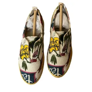 Sakroots Girls Riff Sneakers In White Peace