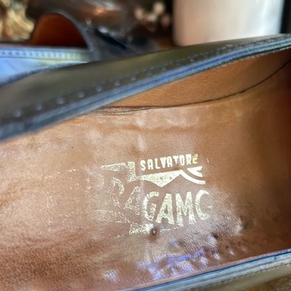 Salvatore Ferragamo Brogue Cap-Toe Tasseled Loafers