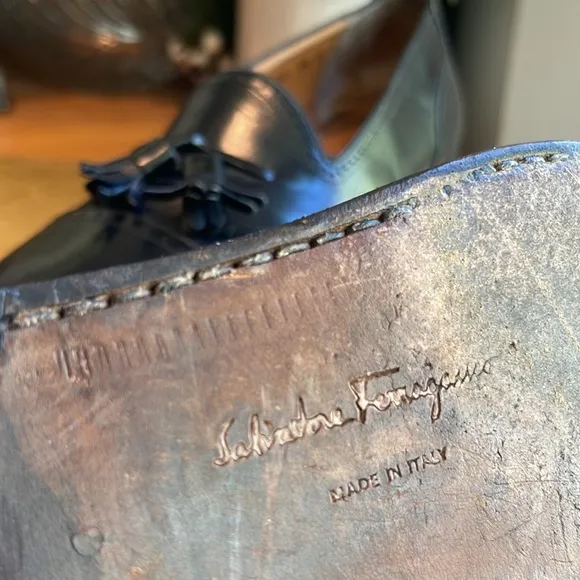 Salvatore Ferragamo Brogue Cap-Toe Tasseled Loafers