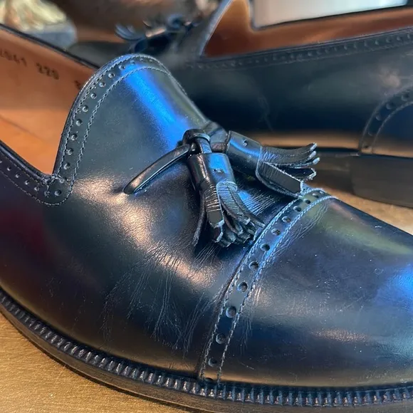 Salvatore Ferragamo Brogue Cap-Toe Tasseled Loafers