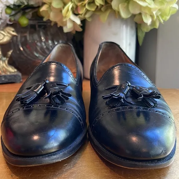 Salvatore Ferragamo Brogue Cap-Toe Tasseled Loafers