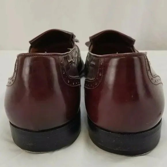 Salvatore Ferragamo Brown Leather Loafers with Tassels