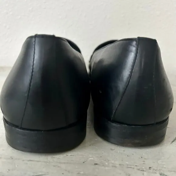 Salvatore Ferragamo leather loafers Kiltie tassel preppy black dress shoes 10 B​