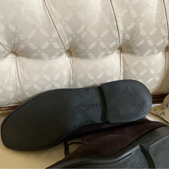 Salvatore Ferragamo Men’s Suede Desert Boots size 10.5