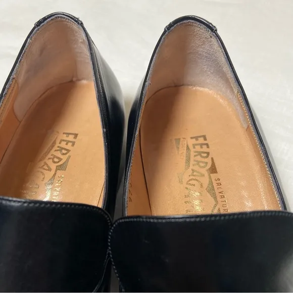 Salvatore Ferragamo Tramezza Leather Loafers