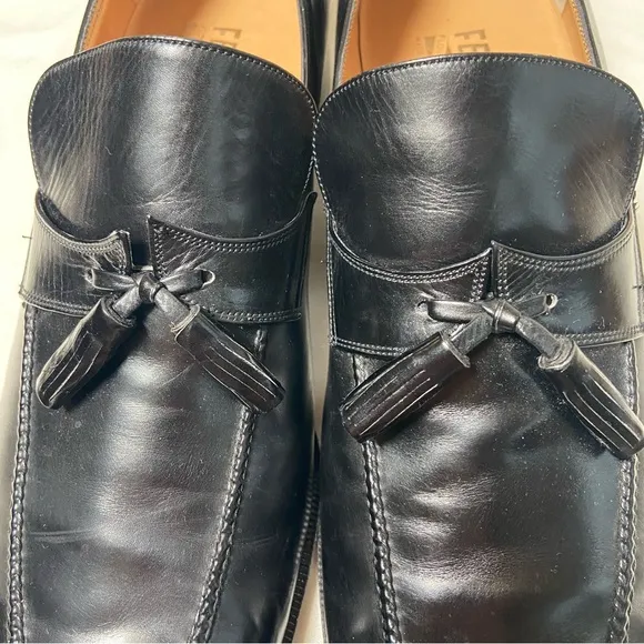 Salvatore Ferragamo Tramezza Leather Loafers