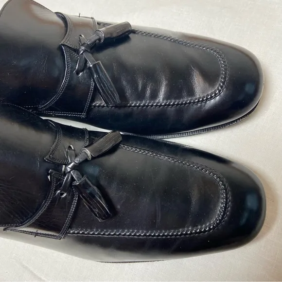 Salvatore Ferragamo Tramezza Leather Loafers