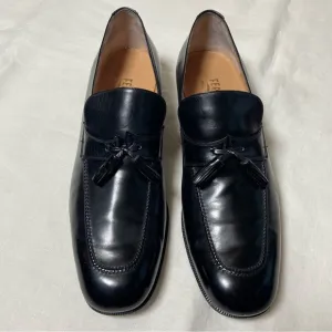 Salvatore Ferragamo Tramezza Leather Loafers