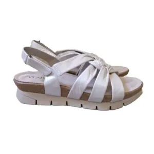 Salvia Birch Leather Sandals Comfort Cork Platform Sz 40 NWB