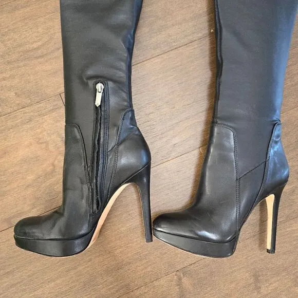 Sam Edelman Amber Leather Over-the-Knee Boot size 5.5