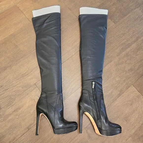 Sam Edelman Amber Leather Over-the-Knee Boot size 5.5