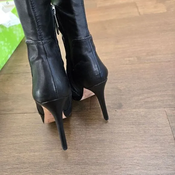 Sam Edelman Amber Leather Over-the-Knee Boot size 5.5