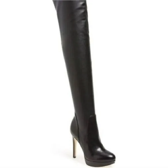 Sam Edelman Amber Leather Over-the-Knee Boot size 5.5