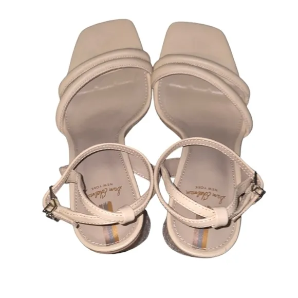 Sam Edelman Beige Kia Block Heel Sandal