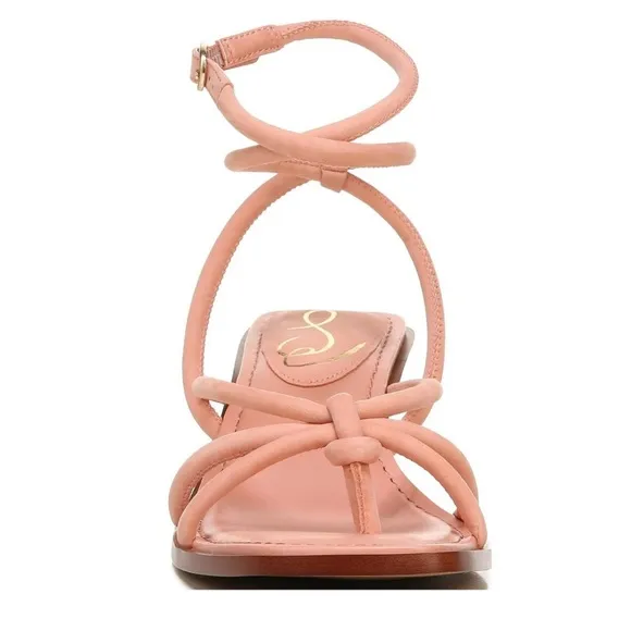 Sam Edelman Dia Pink Leather Strappy Sandal Size 9.5