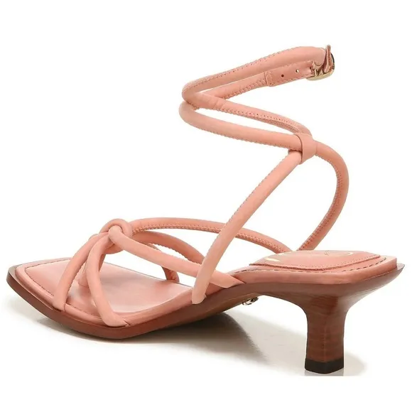 Sam Edelman Dia Pink Leather Strappy Sandal Size 9.5