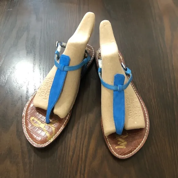 Sam Edelman GiGi Aqua Azure Sandals for Women 9.5 summer special events dressy
