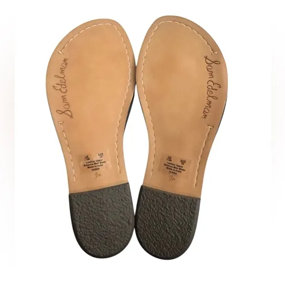 Sam Edelman Gold Giada Braided Sandal NIB Women’s Size 7.5