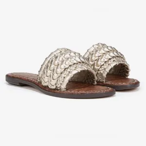 Sam Edelman Gold Giada Braided Sandal NIB Women’s Size 7.5