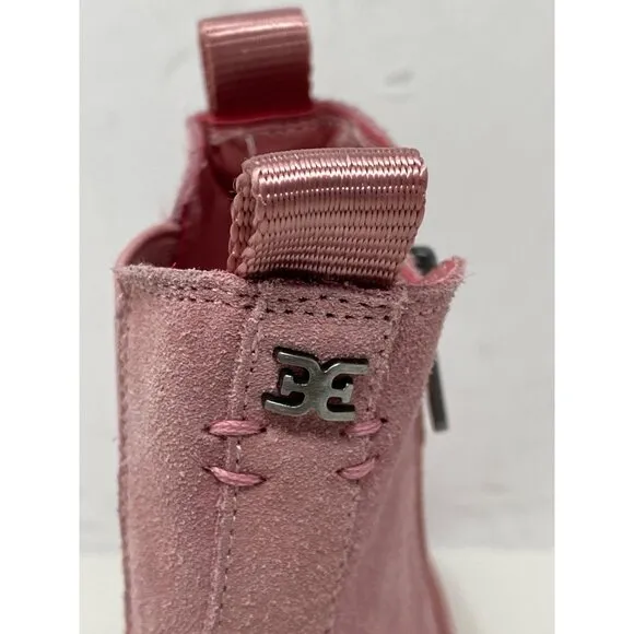 Sam Edelman KIds Pink Laguna Chelsea Lug Sole Boots size 4 pink