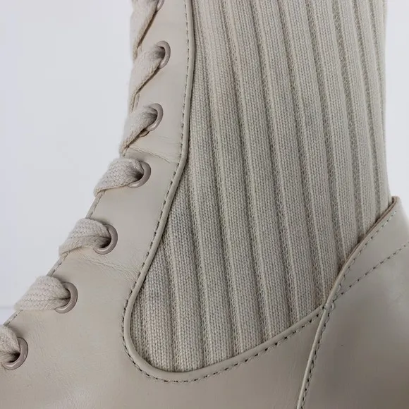 Sam Edelman Lila Knee High Boots Womens Stretch Ribbed