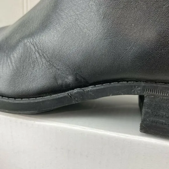 Sam Edelman Pembrooke Women's Black Suede Knee High Riding Boots Size 7.5 M