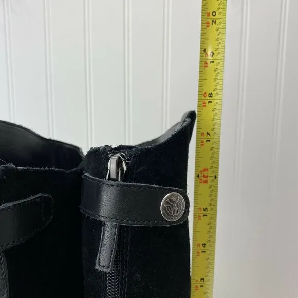 Sam Edelman Pembrooke Women's Black Suede Knee High Riding Boots Size 7.5 M