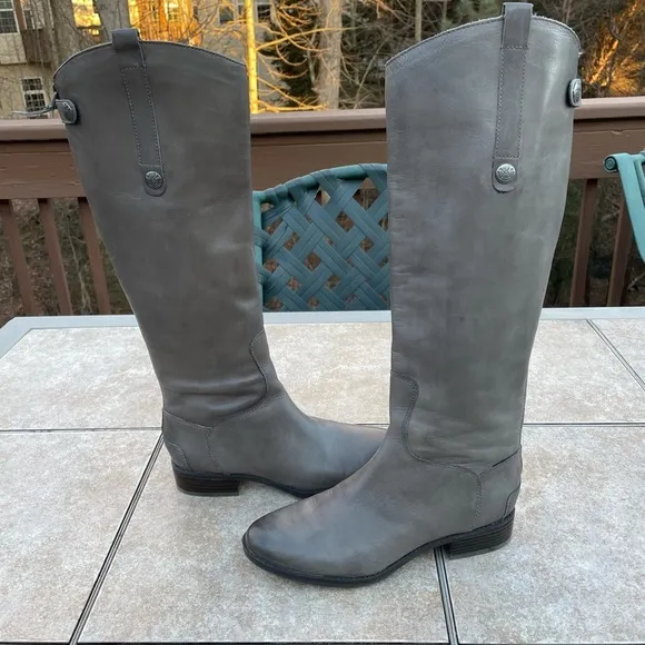 Sam Edelman penny gray riding boots