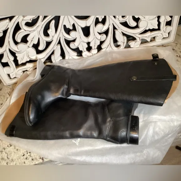 Sam Edelman Penny Riding Boots Black Size 8.5