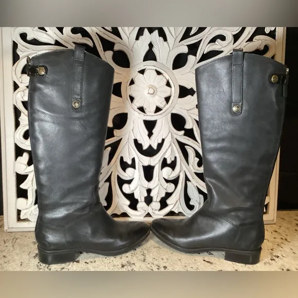 Sam Edelman Penny Riding Boots Black Size 8.5