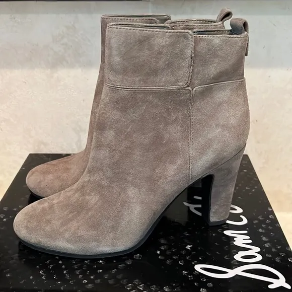 Sam Edelman Sianna Flint Suede Leather Boots