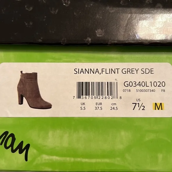 Sam Edelman Sianna Flint Suede Leather Boots
