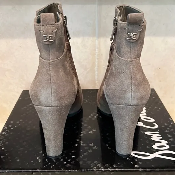 Sam Edelman Sianna Flint Suede Leather Boots