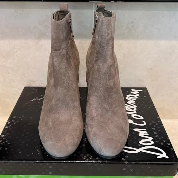 Sam Edelman Sianna Flint Suede Leather Boots
