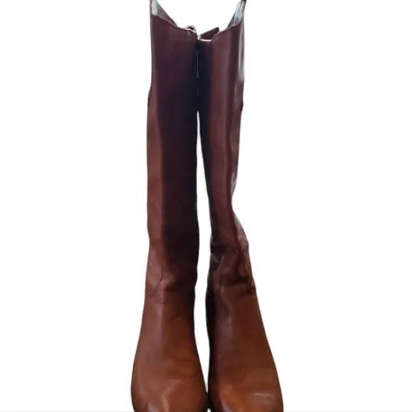 Sam Edelman Tall Brown Leather Riding Boots 8M