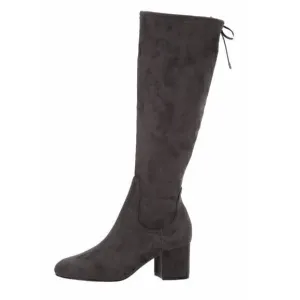 Sam Edelman Vinney Women's Size 8.5 Black Round Toe Stretch Knee High Boots