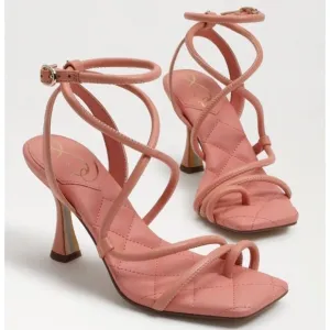 Sam Edelman Womens Heeled Sandals Maven Strappy Pillow Barbiecore Pink 8.5