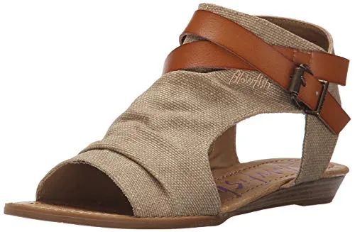 Sandal, Offer-ending soon Wedge Balla Women's Rancher Blowfish Desert Canvas/Dyecut Limited supply Sand