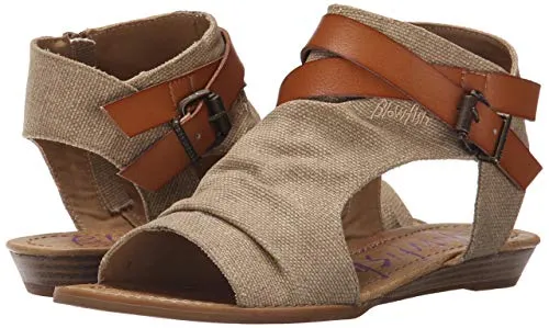 Sandal, Offer-ending soon Wedge Balla Women's Rancher Blowfish Desert Canvas/Dyecut Limited supply Sand