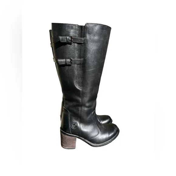 Santana Canada Sarita Women’s 8W Black Sheep Skin- Lined Riding Boots