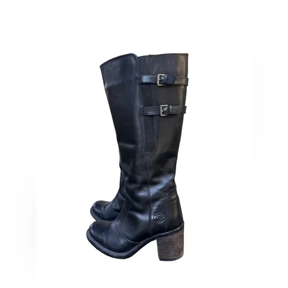 Santana Canada Sarita Women’s 8W Black Sheep Skin- Lined Riding Boots