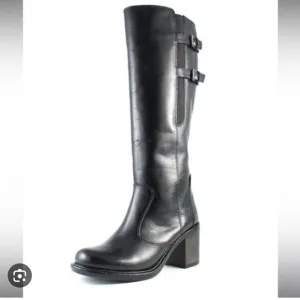 Santana Canada Sarita Women’s 8W Black Sheep Skin- Lined Riding Boots
