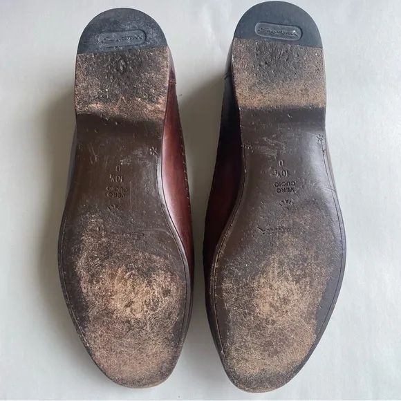 Santoni Men’s Italian Woven Leather Tassel Loafers Size 10.5 Made in Italy