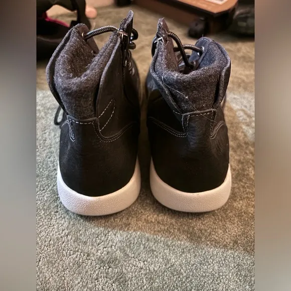 SAS Black Leather High-Top Casual Boots, Size 8.5 - MSRP $299​