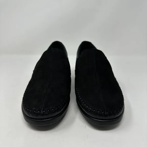 SAS Dream Slip-On Loafers, Black, Women's 6M