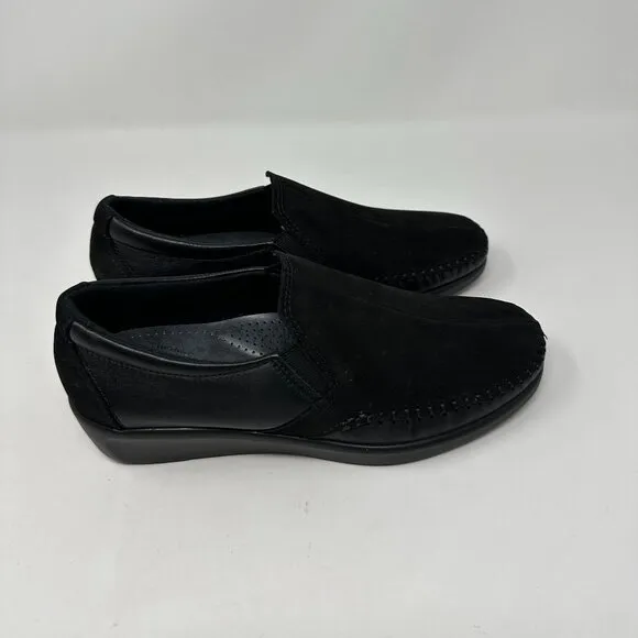SAS Dream Slip-On Loafers, Black, Women's 6M