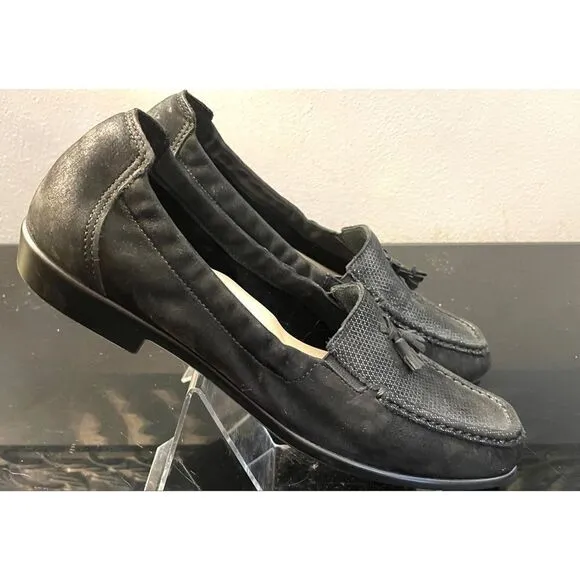 SAS Hope Black Tassel Loafers Women’s Shoes Suede Size 9.5 Medium New