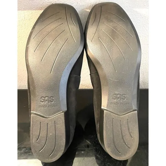 SAS Hope Black Tassel Loafers Women’s Shoes Suede Size 9.5 Medium New